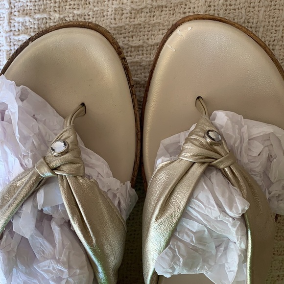 Callisto rhinestone Golf sandals 8 worn once - Picture 5 of 5